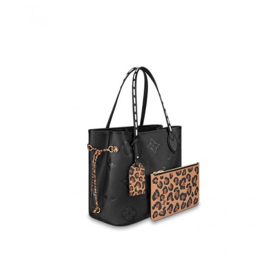 Louis Vuitton Neverfull MM Black M45856 - Image 4