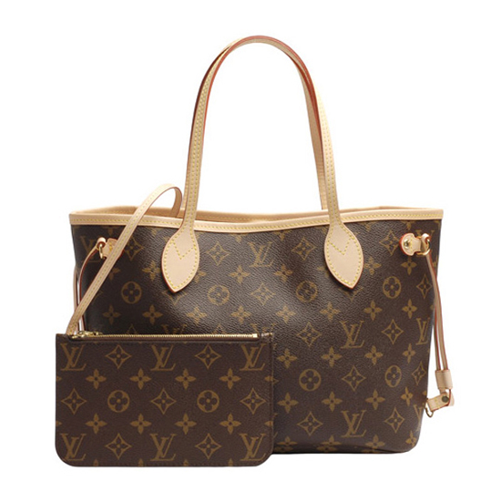 Louis Vuitton M41000 Neverfull PM Shoulder Bag Monogram Canvas - Image 3