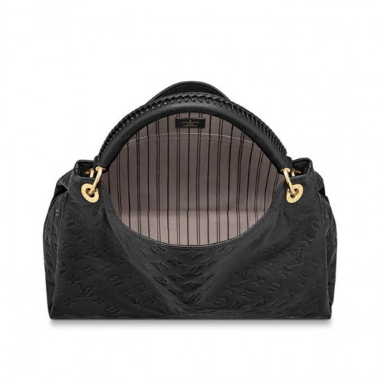 Louis Vuitton Artsy MM M41066 Black White Navy Red - Image 5