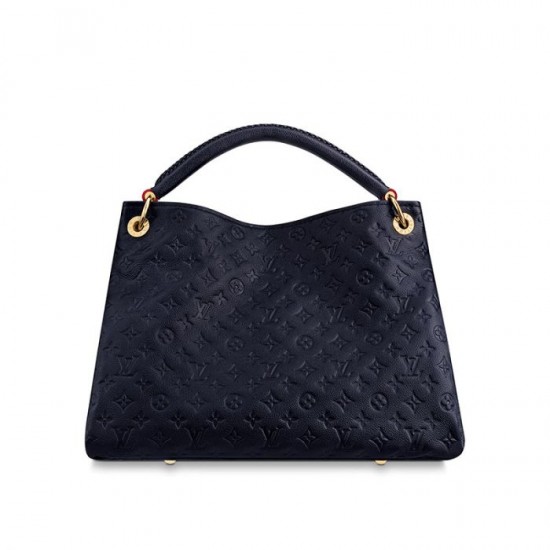 Louis Vuitton Artsy MM M41066 Black White Navy Red - Image 9