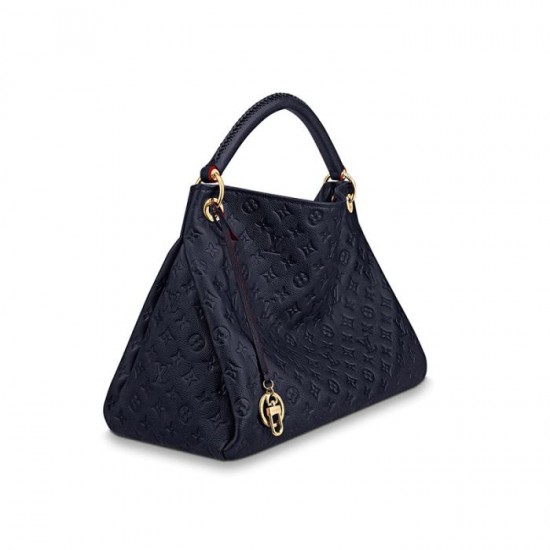 Louis Vuitton Artsy MM M41066 Black White Navy Red - Image 8
