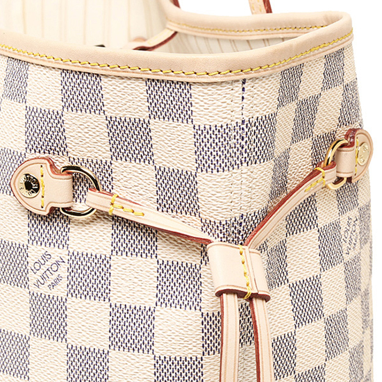 Louis Vuitton N51108 Neverfull GM Shoulder Bag Damier Azur Canvas - Image 7
