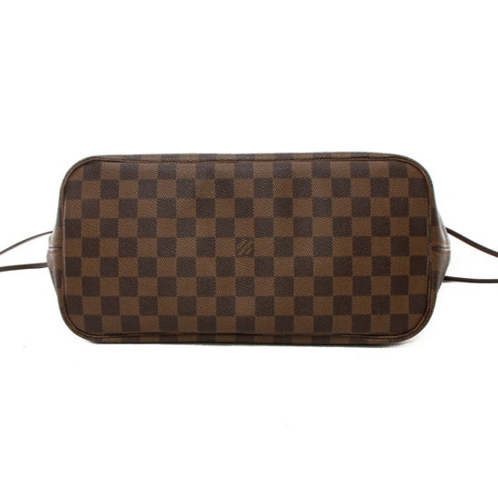 Louis Vuitton N51105 Neverfull MM Shoulder Bag Damier Ebene Canvas - Image 8