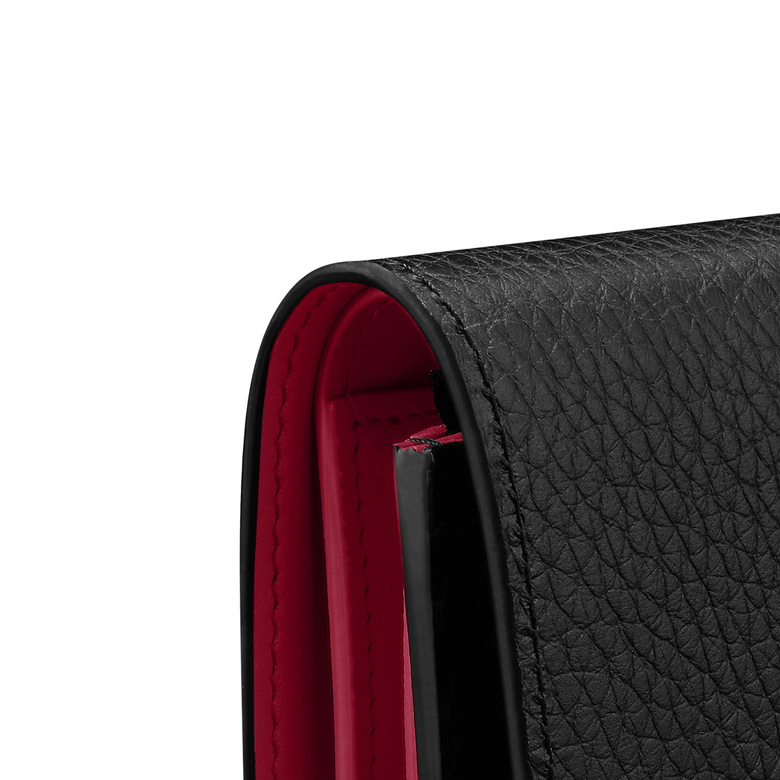 Louis Vuitton M62157 Capucines Compact Wallet Black Pink - Image 3
