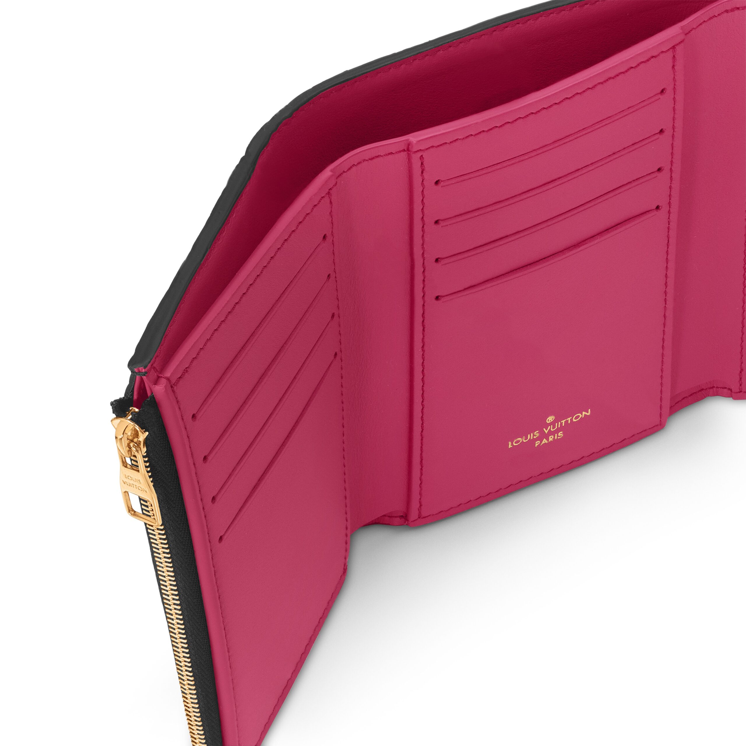 Louis Vuitton M62157 Capucines Compact Wallet Black Pink - Image 5