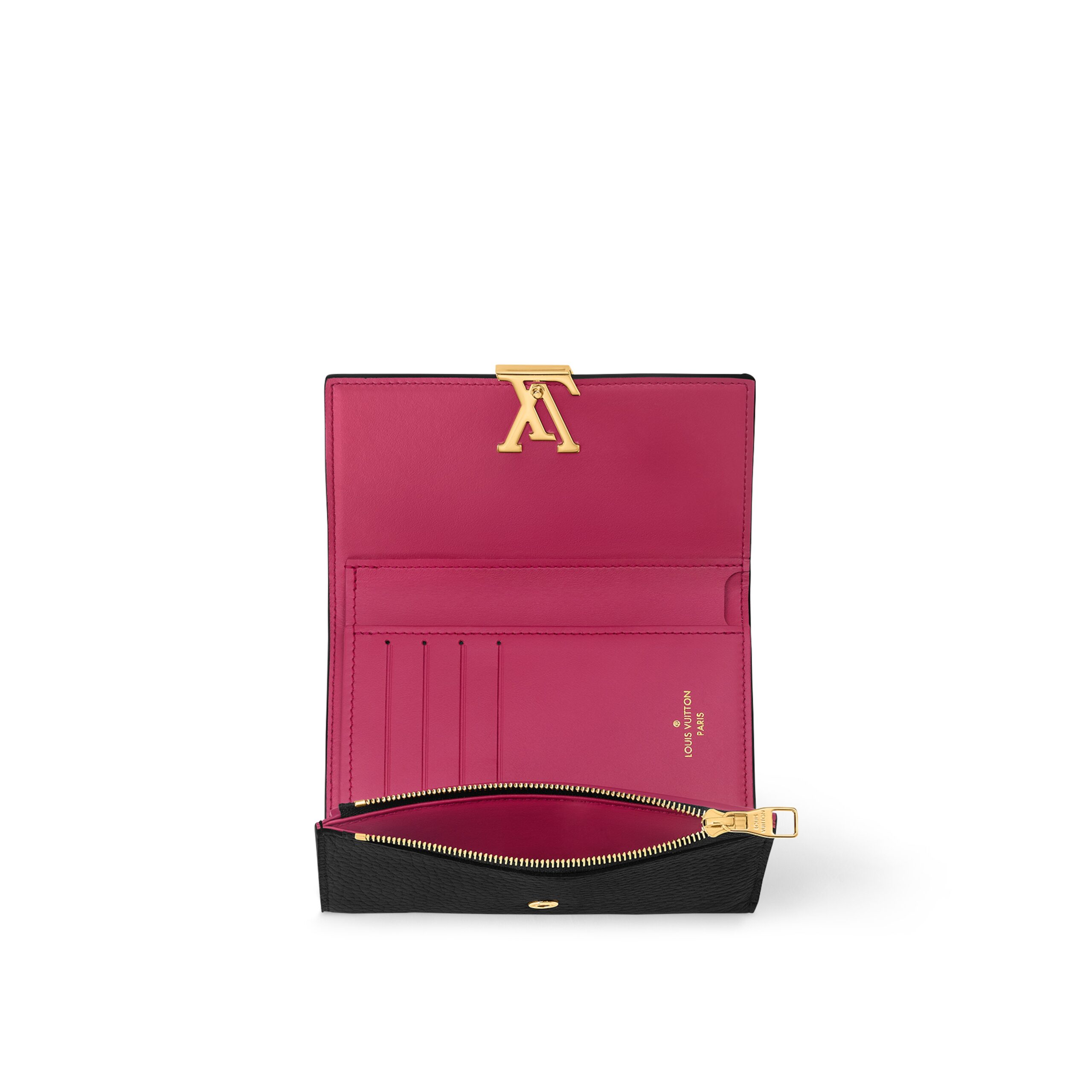Louis Vuitton M62157 Capucines Compact Wallet Black Pink - Image 2
