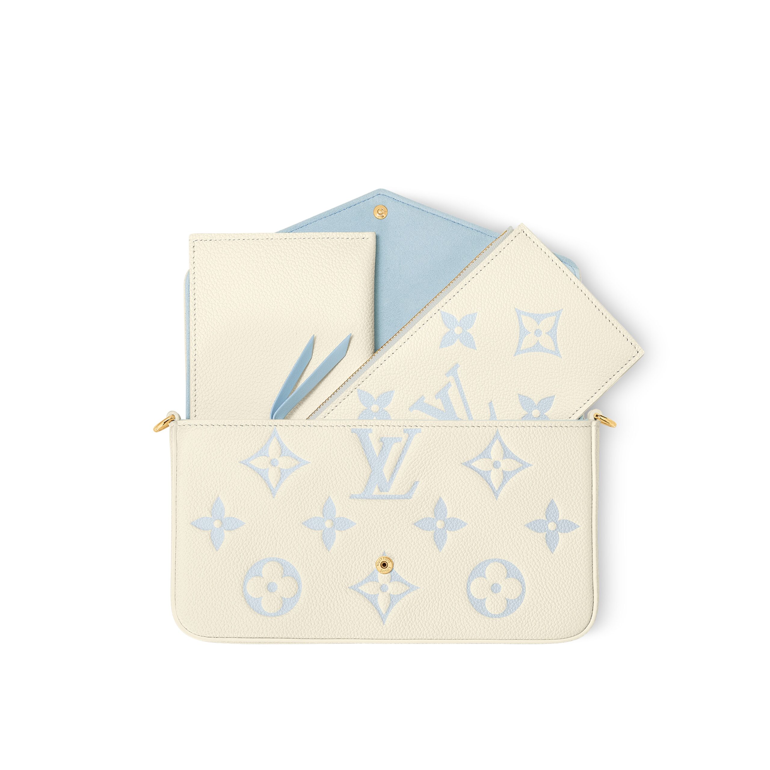 Louis Vuitton M83025 Félicie Pochette Candy Blue - Image 6