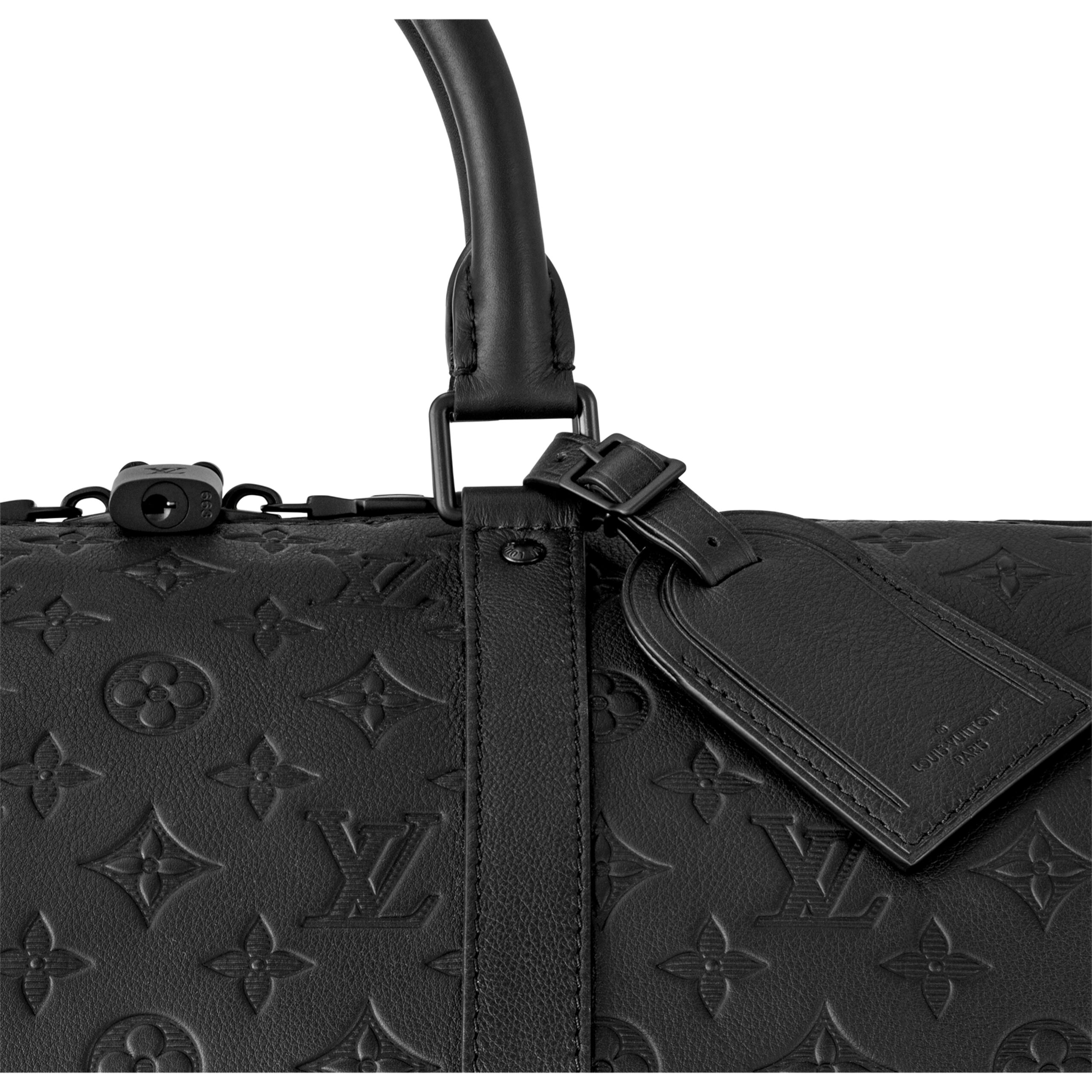 Louis Vuitton M44810 Keepall Bandoulière 50 Black - Image 3