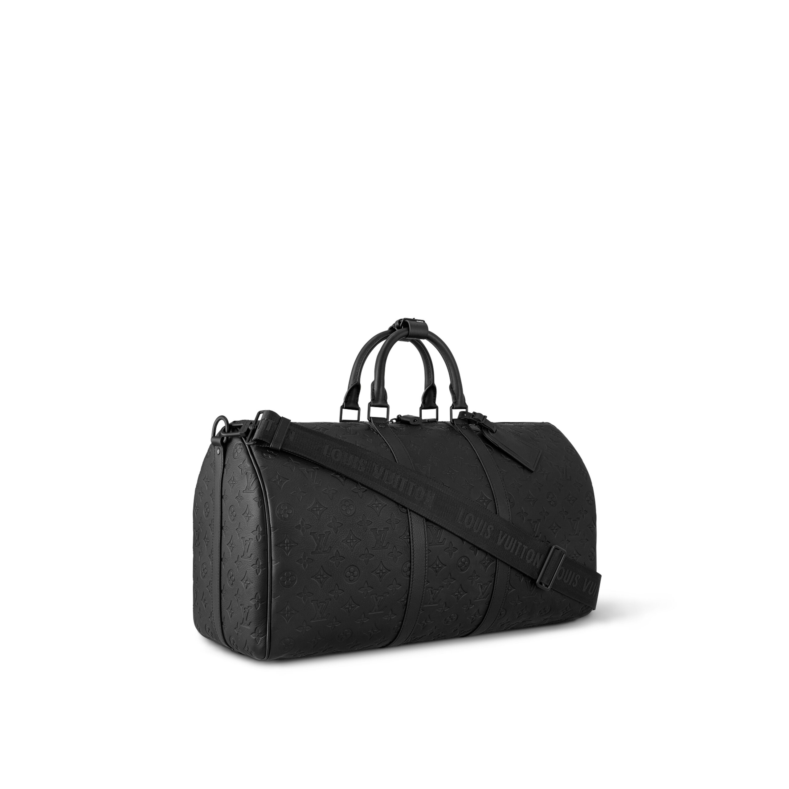 Louis Vuitton M44810 Keepall Bandoulière 50 Black - Image 4