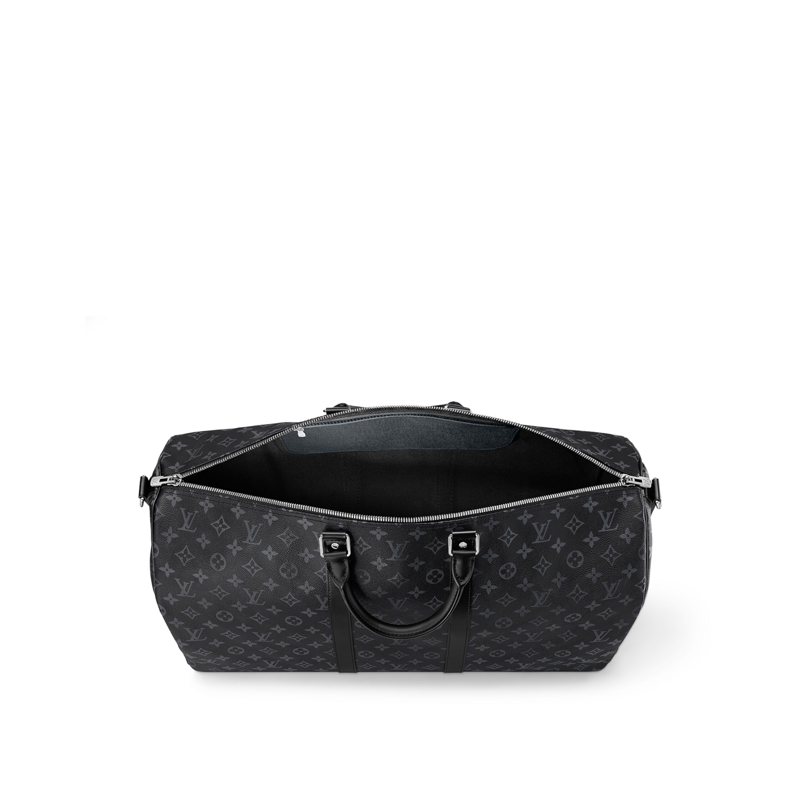 Louis Vuitton M40605 Keepall Bandoulière 55 Black - Image 5