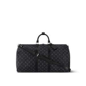 louis-vuitton-keepall-bandouliere-55-M40605_PM2_Front_20view Louis Vuitton M40605 Keepall Bandoulière 55 Black