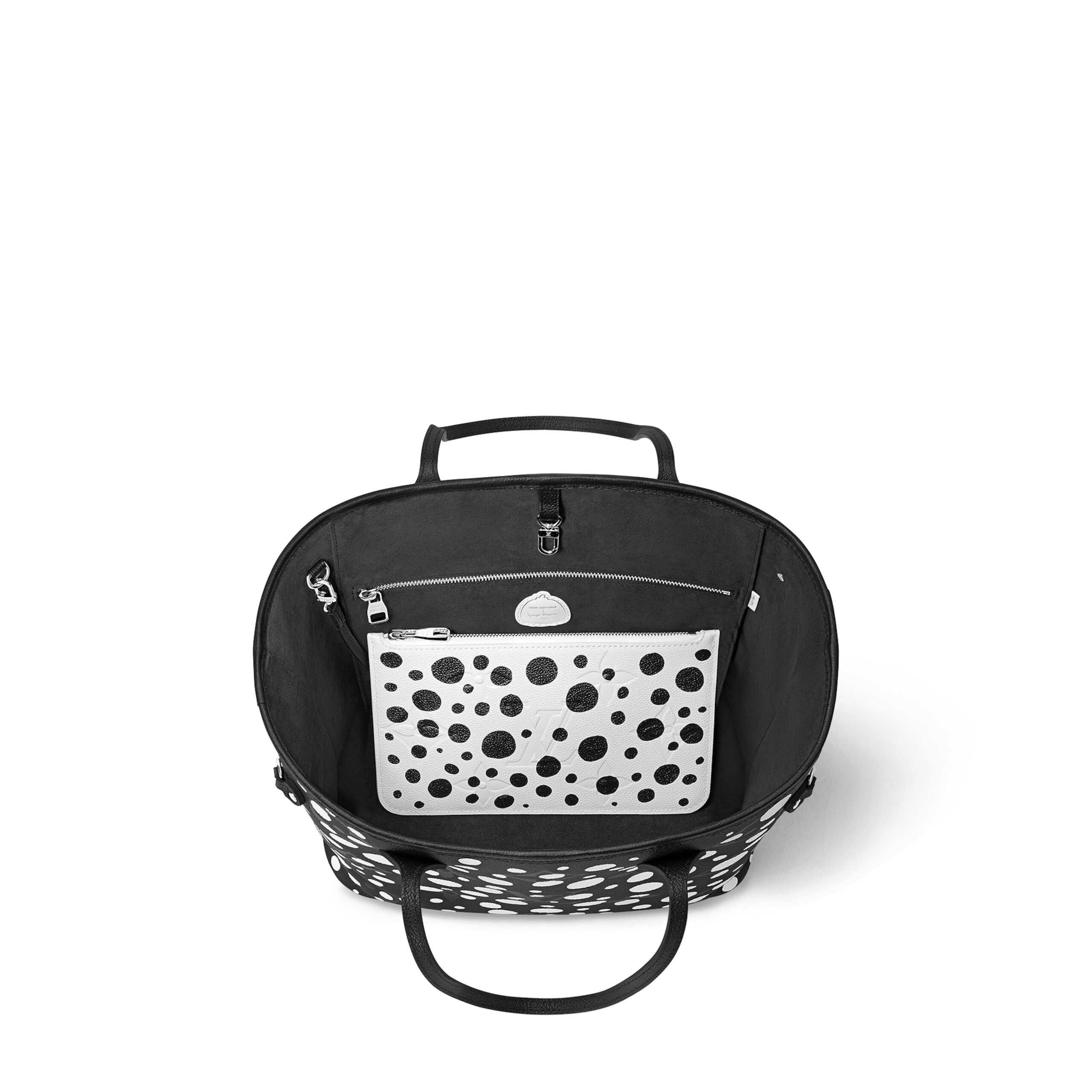 Louis Vuitton LV x YK Neverfull MM M46390 Black white - Image 5