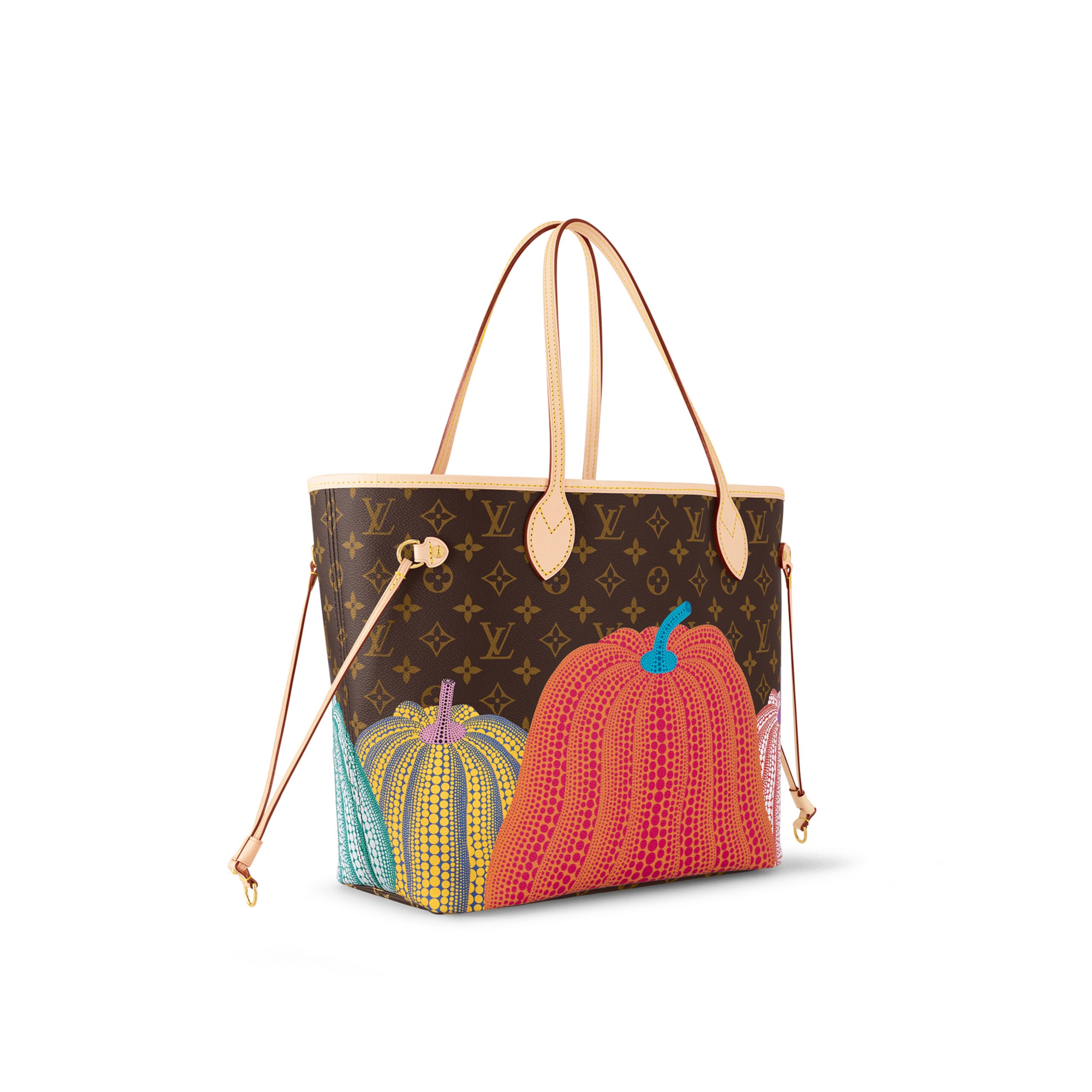Louis Vuitton LV x YK Neverfull MM M46468 Pumpkin print - Image 5