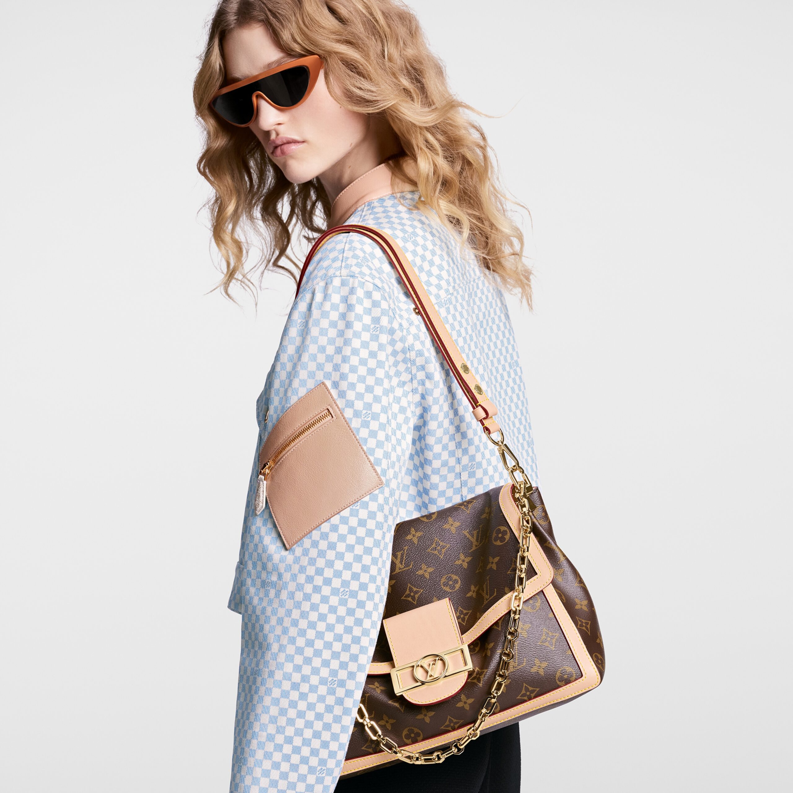 Louis Vuitton M47149 Dauphine Soft Handbag - Image 2