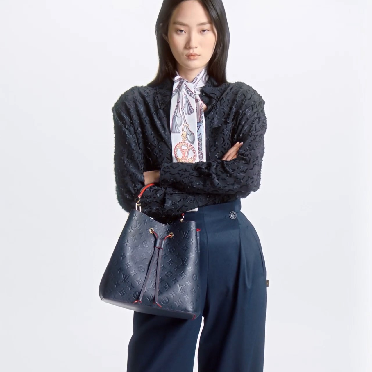 Louis Vuitton Néonoé MM Navy M45306 - Image 3