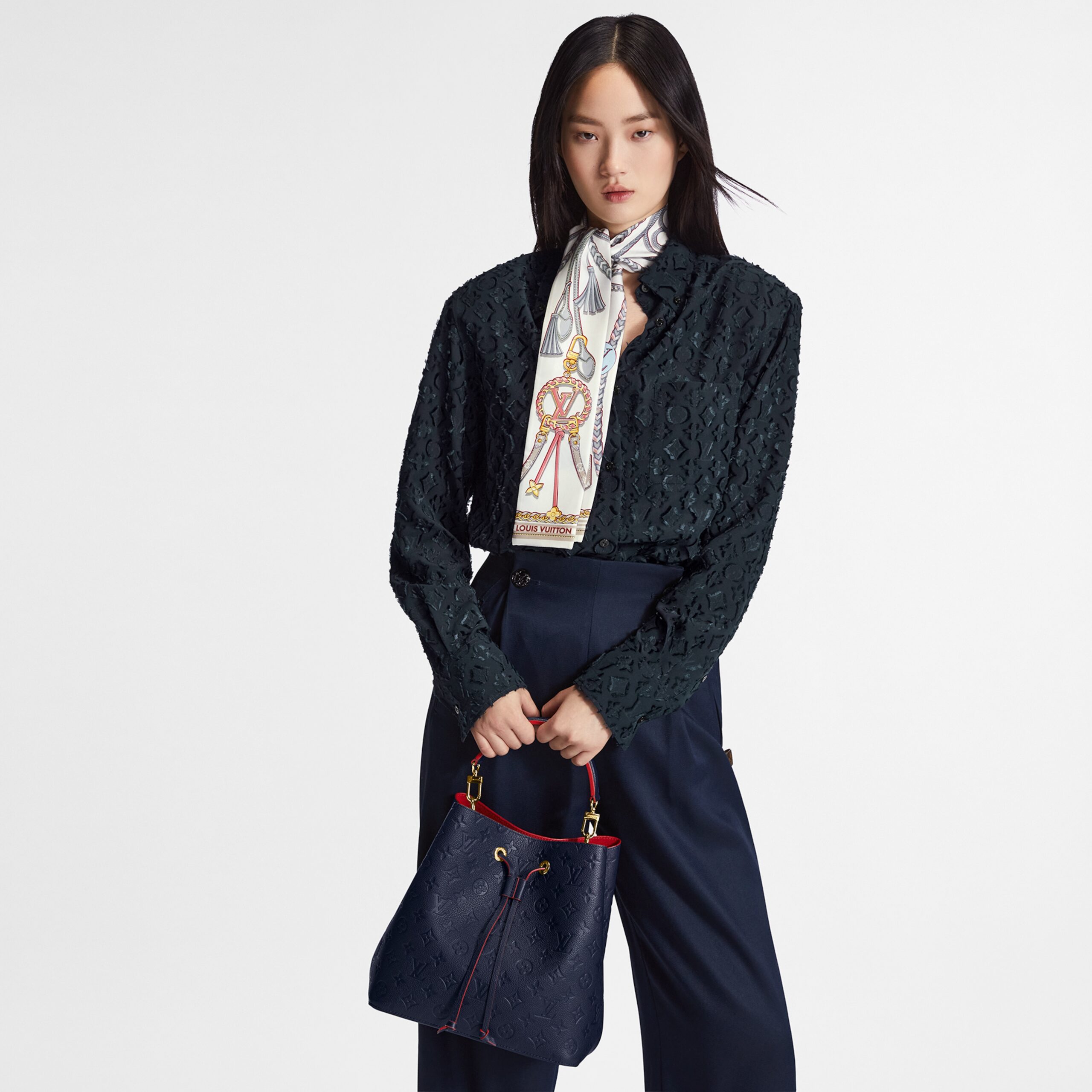 Louis Vuitton Néonoé MM Navy M45306 - Image 9