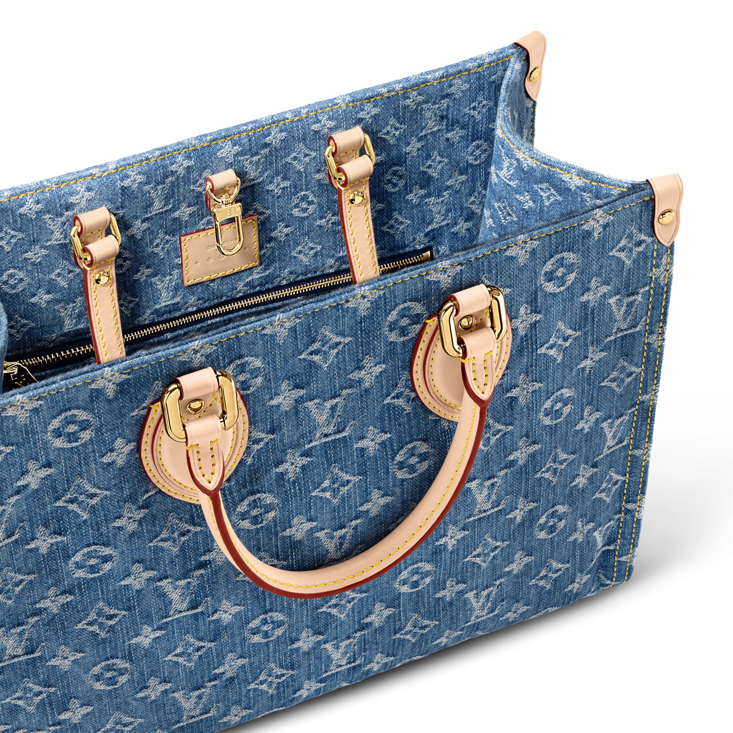 Louis Vuitton M46871 OnTheGo MM Denim Blue - Image 5