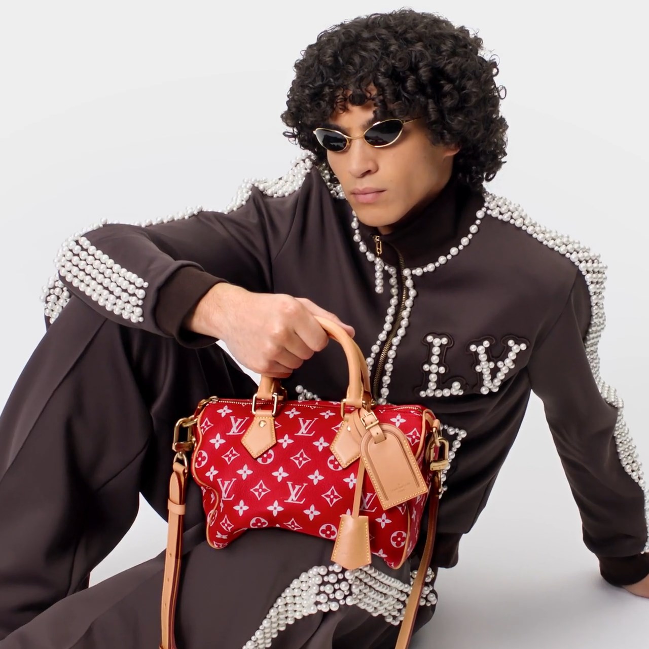 Louis Vuitton M24425 Speedy P9 Bandoulière 25 Red - Image 2