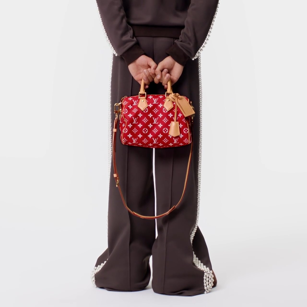 Louis Vuitton M24425 Speedy P9 Bandoulière 25 Red - Image 14